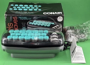 Conair Warmwalzen Set CHV26R beflockt mehrere Größen mit Clips Locken & Wellen 3 Größen - Bild 1 von 16