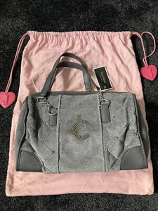 Juicy Couture Steffy Woman’s Handbag Grey New - Picture 1 of 10