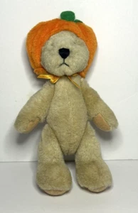 Ganz Wee Bear Village Pumpkinhead PH2994 Halloween Costume Teddy Bear Plush - Picture 1 of 9