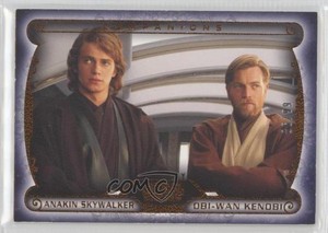 2015 Topps Star Wars Masterwork Companions Anakin Skywalker Obi-Wan Kenobi 1c9