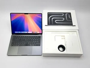 Apple MacBook Pro 14“ M3 PRO 11C CPU 14C GPU 512 GB SSD 18 GB 2023 SPACE SCHWARZ - Bild 1 von 9