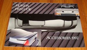 Original 1992 Honda Prelude accessoires brochure de vente 
