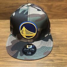 NBA Golden State Warriors Basketball Unisex Snapback Hat Camouflage Cap New Camo