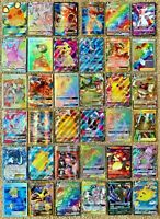 Pokemon Card Lot 10 OFFICIAL Cards w/ Ultra Rare - EX/GX/V/VMAX/VSTAR/RAINBOW