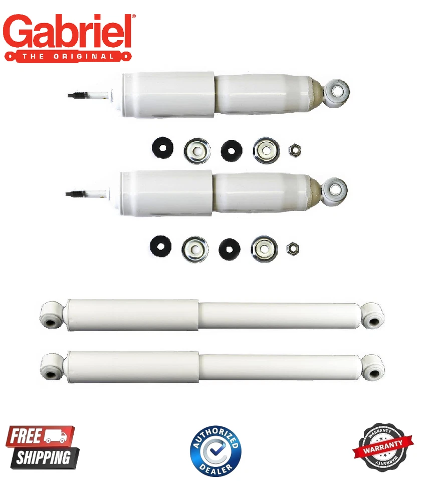 Juego de 4 piezas amortiguadores delanteros y traseros Ryder Lt Gabriel para Nissan Frontier 1998-2004 Foto 1 de 1