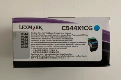 original lexmark c544x1cg lexmark c544 x 1 cg cyan lexmark x546 c546 x544 x548 - Bild 1 von 3