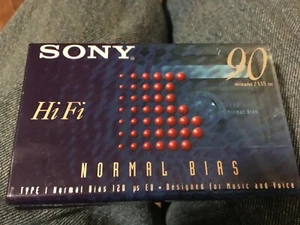 3 SONY HIFI NORMAL BIAS 90MIN. LEERE KASSETTEN, NOCH VERSIEGELT!! C4 - Bild 1 von 2