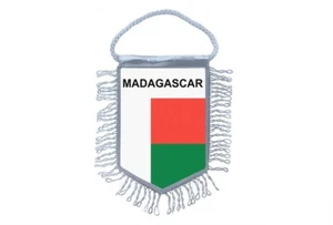 fanion mini drapeau pays voiture decoration madagascar malgache - Bild 1 von 1
