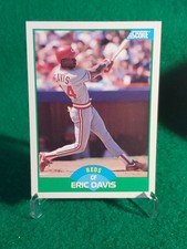 1989 Score Eric Davis Cincinnati Reds #109