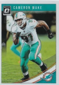 2018 Donruss Optic - CAMERON WAKE #60 base - Miami Dolphins 🏈 - Picture 1 of 1