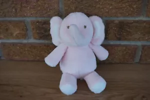 BABY Plush CARTERS Pink & White ELEPHANT Just One You Stuffed Animal Toy 8" CUTE - Picture 1 of 7