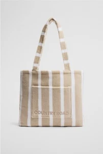 Country Road towel / bag 100% verified Australian cotton new Natural RRP $129.00 - Picture 1 of 4