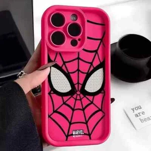 Marvel Spider Man Silicone Case For iphone 15 14 13 12 11 Pro - Picture 1 of 6