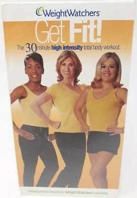 Weight Watchers Get Fit 30 Minute High Intensity Workout (2003 VHS) NEW SEALED Foto 1 de 2