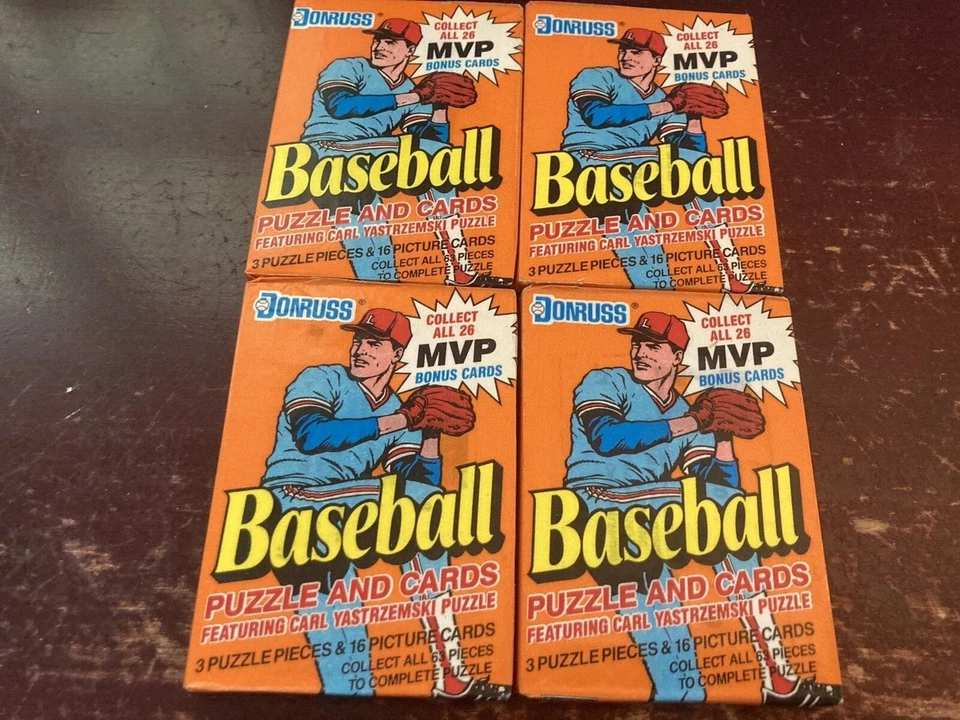 1990 Donruss Baseball Card Wax Pack Rich Gedman Red Sox Showing On Bottom Back