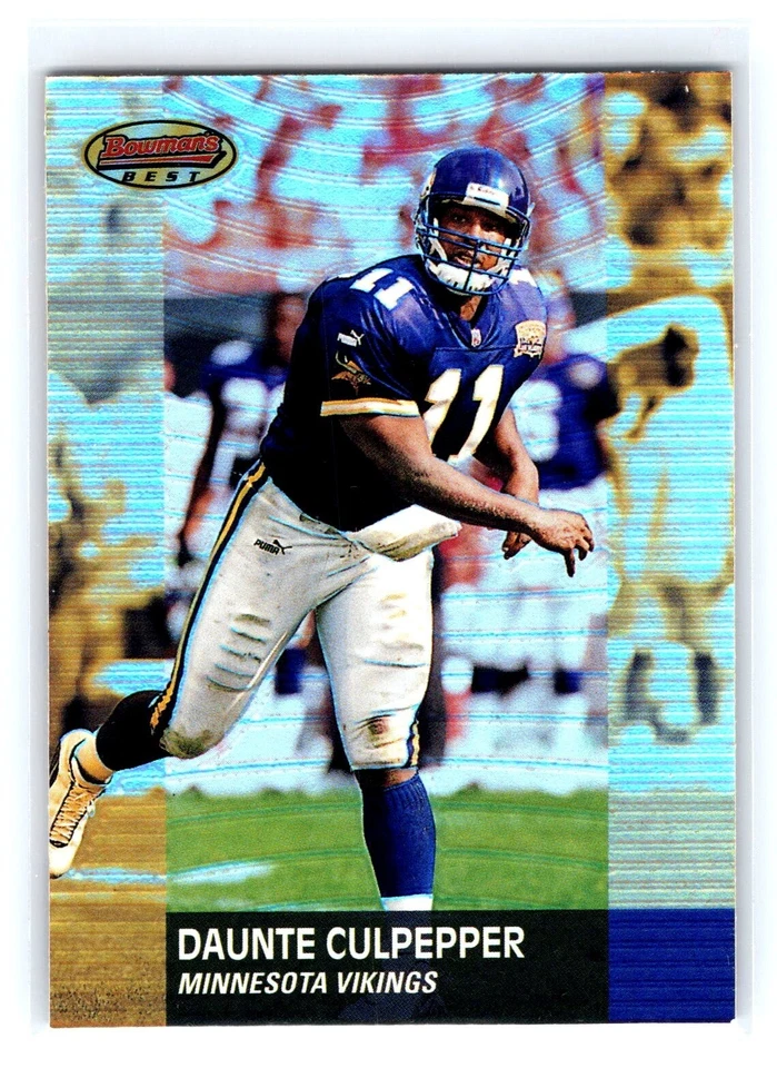 2001 Bowman's Best #79 Daunte Culpepper Minnesota Vikings - Image 1 of 2