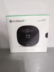 Ecobee3 Lite Smart Thermostat Programmable WiFi, Black EB-STATE3LT-02 SEALED  - Picture 1 of 5