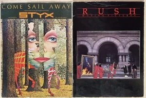 1977 Styx Come Sail Away & Rush Tom Sawyer Noten - Cover Art & Fotos - Bild 1 von 14
