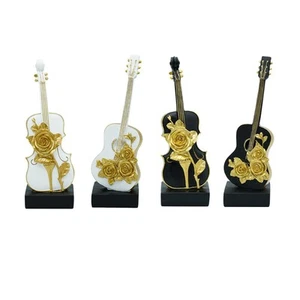 Geige Statue Deko Violine Violine Figur für Salon Regal Wohndeko - Bild 1 von 29