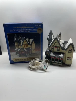 Vintage Santa's Workbench 1999 Bayberry Cottage Classic Series Christmas Village - Image 1 of 4
