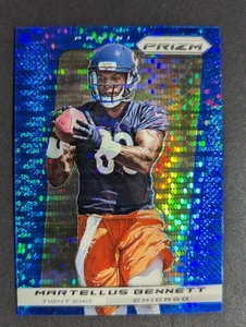 2013 Panini Prizm *Martellus Bennett* Blue Pulsar Prizm Chicago Bears #107 - Picture 1 of 8