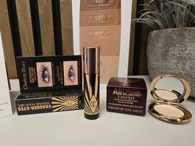 Luxusproben Charlotte Tilbury Air Brush Flawless Finish,Volume Mascara,Glow Stic - Bild 1 von 4