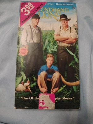 Secondhand Lions 2004 VHS New Line Cinema, Michael Caine, Robert Duvall - Image 1 of 4