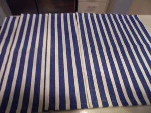 4 Pier 1 Imports blue/ivory stripe placemats SKU 3961273 brand-new low shipping! - Picture 1 of 4