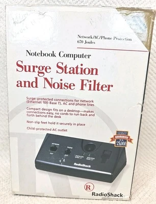 Radio Shack 61-2327 Notebook Computer Surge Station And Noise Filter - Image 1 of 4