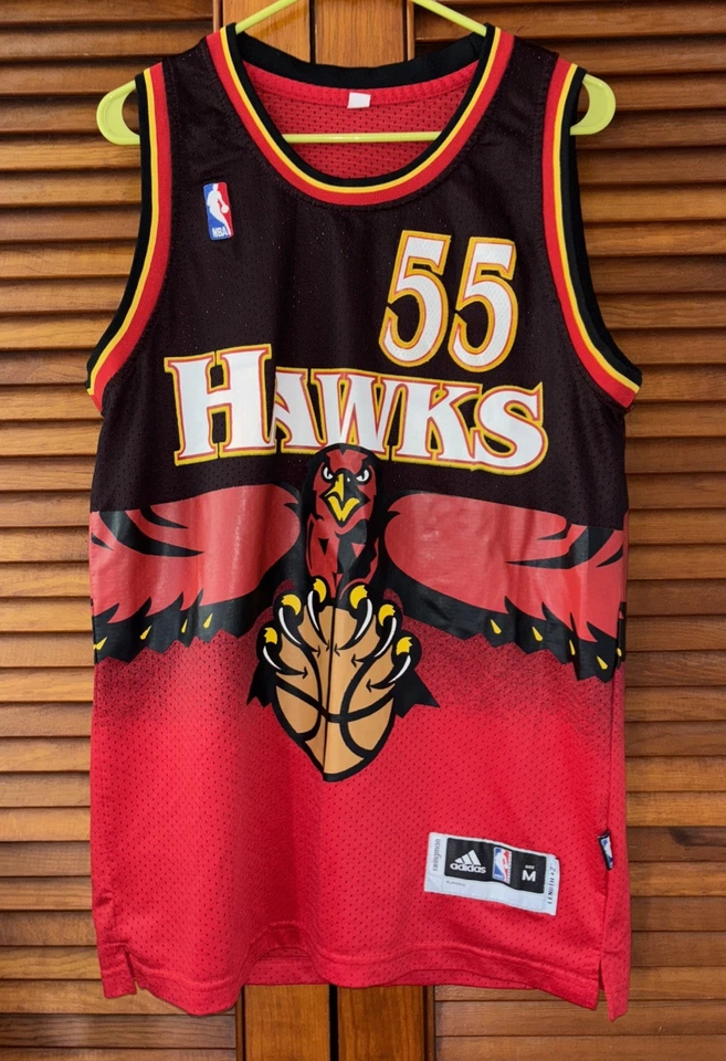 Atlanta Hawks DIKEMBE MUTOMBO #55 Adidas Swingman Jersey Mens Medium M - Image 1 of 4
