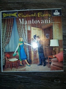 1959 Mantovani And His Orchestra Continental Encores Vinyl LP Record - Imagen 1 de 4