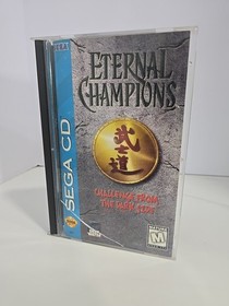 Eternal Champions Challenge From The Dark Side Sega CD Deep Water CIB Manual