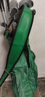 Juego de Hierro Spalding Pro Elite Rígido Flex13 Hierro Golf 3 Madera De Colección Bolsa Vagabundo Foto 1 de 4
