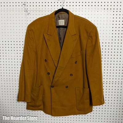 Chaqueta Blazer Hugo Boss Twenty Doble Pecho Talla 44R Lana Cachemira De Colección Foto 1 de 4