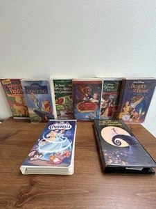 Walt Disney VHS Tapes A Lot Of 8 Pieces All Different Movies - Picture 1 of 4