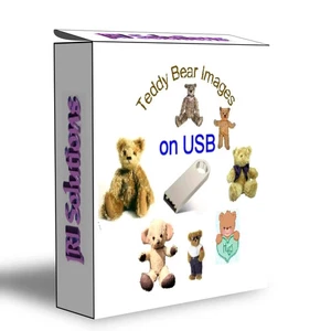Cute & Cuddly Teddy Bear Images Art Craft Collection on USB Cardmaking - Picture 1 of 1