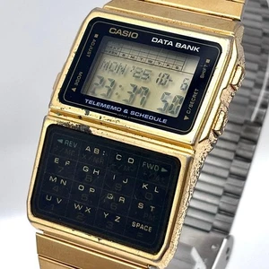Orologio CASIO Banca Dati DBC 610 Calcolatrice Acciaio Inox 42mm Quarzo - Foto 1 di 9
