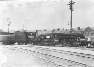 25DD865 2NDGEN NEG. 1944 NORFOLK & WESTERN RAILROAD 2-6-6-2 LOK #1444 - Bild 1 von 1