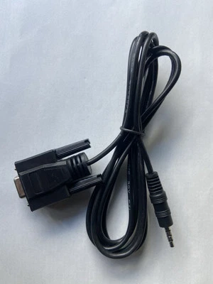RS232 DB9 9 Pin Female To 2.5mm Male TRS Stereo Serial Data Converter Cable 6Ft - Image 1 of 4