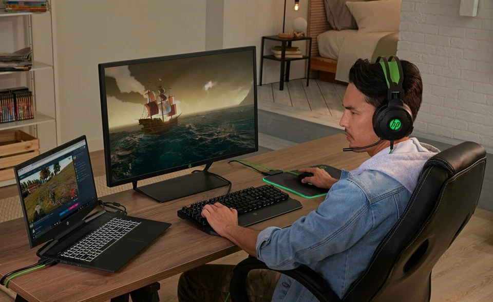 HP Pavilion GAMING QWERTY Mechanical Keyboard - Black - Customizable LED Colours - Image 1 of 4