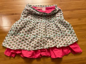 Nickelodeon Unfabulous Lined Ruffled Skater 🛹Skirt Girls Size 8  - 100% cotton - Picture 1 of 2