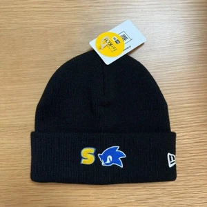 New era Kid's Basic Cuff Knit x SONIC THE HEDGEHOG Collabo Black 14520564 - Picture 1 of 5