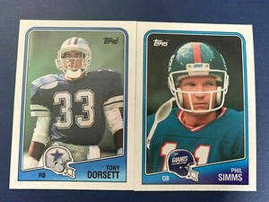 1988 TOPPS FOOTBALL (203 - 396) - YOU PICK THE CARD 