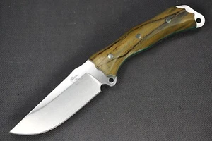 2018 Busse Custom Park Ranger .155" Satin Blade, Full Spalted Maple Wood Handle - Picture 1 of 13
