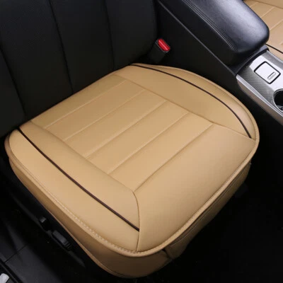 Funda de asiento de coche delantera envolvente completa alfombrilla de cuero protector de cojín para silla de coche Foto 1 de 4
