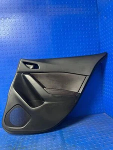2014 - 2018 Mazda 3 Hatchback Rear Door Trim Panel Black / Brown Leather OEM - Picture 1 of 7