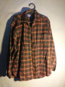 Vintage Pendleton Shirt Men Extra Large USA Made Wool Flannel Button Long Sleeve - Picture 1 of 3