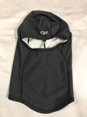 Mascarilla facial de esquí Outdoor Research pequeña mediana negra mezcla de nailon Foto 1 de 4