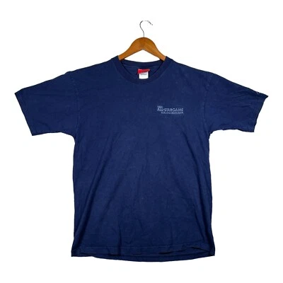 Camiseta Vintage 2004 NBA All Star Game Kobe Bryant Logotipo Bordado Azul M - Imagem 1 de 4