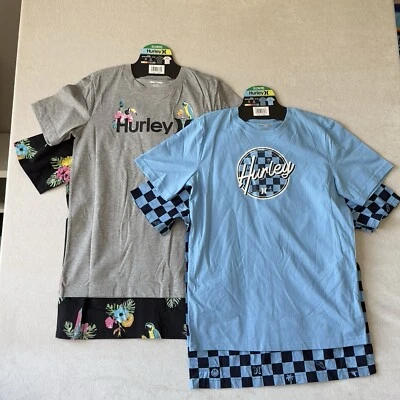 BRAND NEW - 4 Shirts!! -- Hurley Youth Button Down & Tee Shirt - Size XL (18/20) - Image 1 of 4
